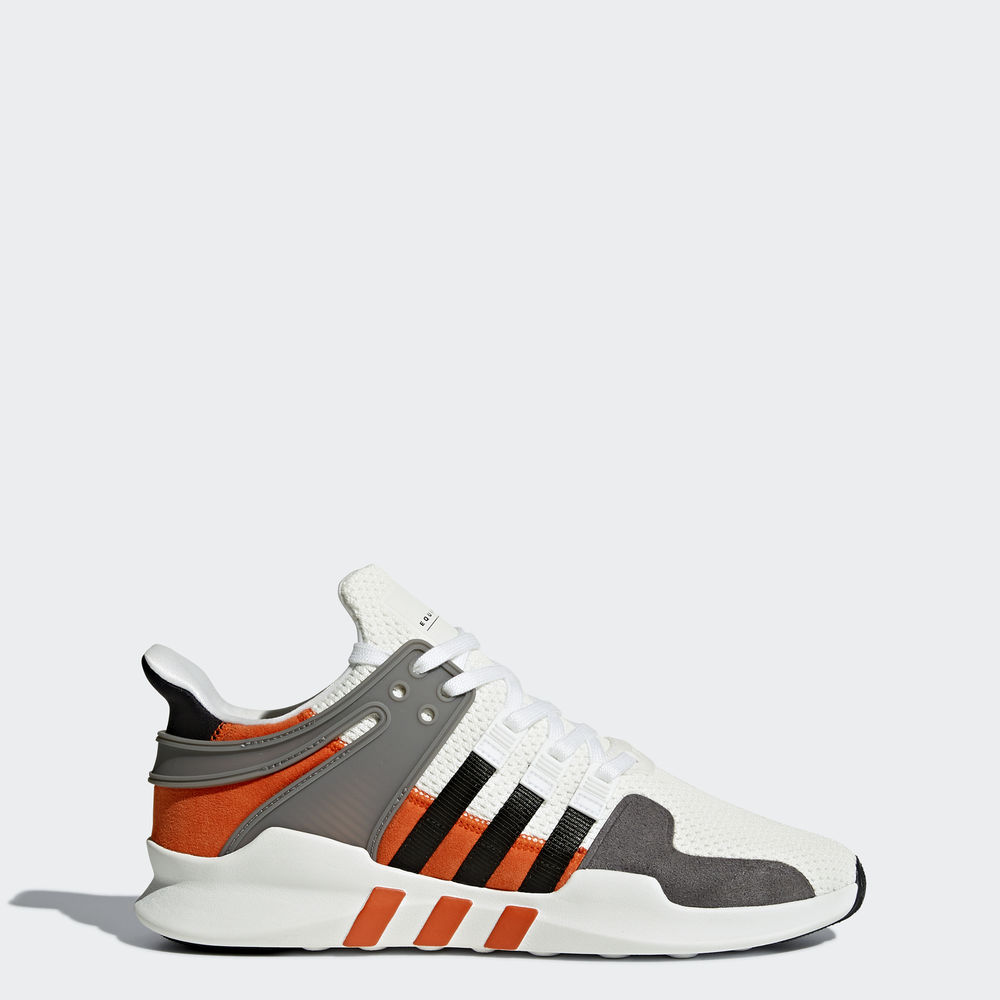 Adidas Eqt Support Adv - Originals γυναικεια - Ασπρα/Μαυρα/Πορτοκαλι,Μέγεθος: EU 36 – 54 2/3 (238KZY